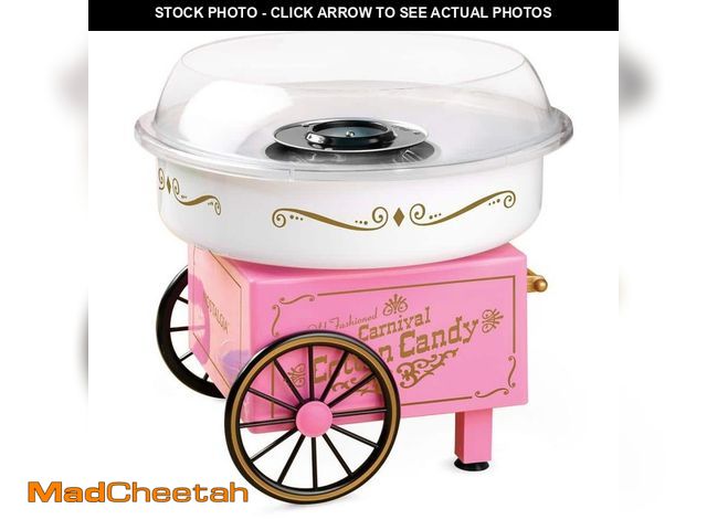 Lot 74-13692307 - Nostalgia 450 W Pink Cotton Candy Maker - UNUSED