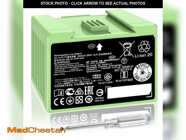 Lot 74-12436113 - for Roomba Replacement Battery ABL-D1 Battery for iRobot Roomba i&amp;e Series i7 i7+ j7 j7+ i3 i3+ ...