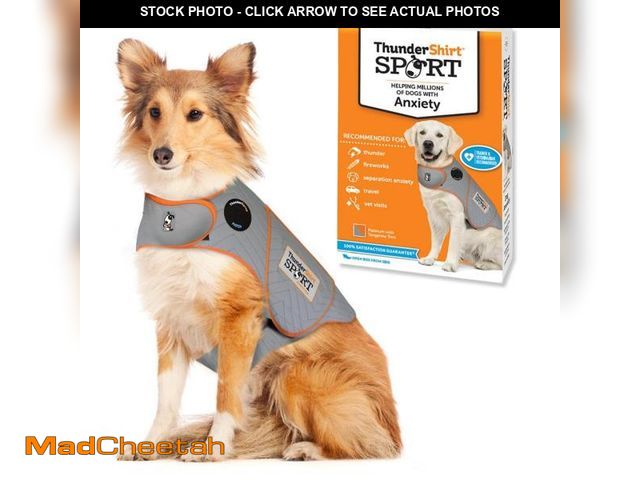 Lot 74-12443222 - ThunderShirt for Dogs, Large, Platinum Sport - Dog Anxiety Relief Calming Vest - UNUSED