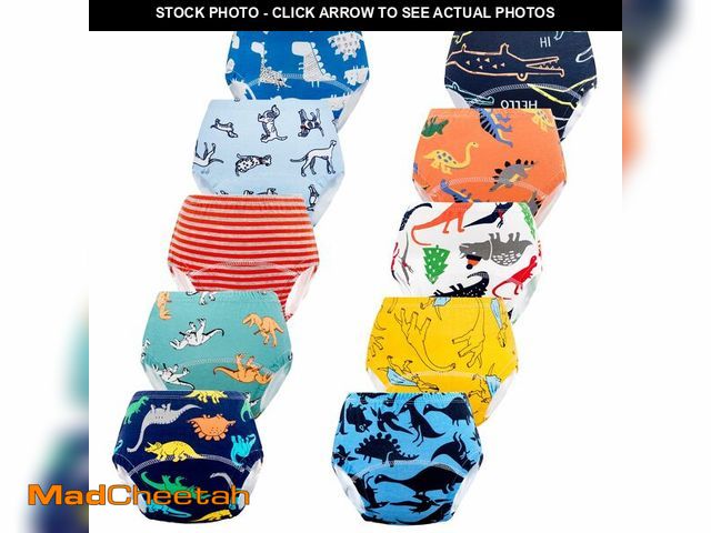 Lot 74-13718788 - Potty Training Underwear for Girls, Toddler Learning Training Underwear Boys (10 Packs, 2-3T, Multic...