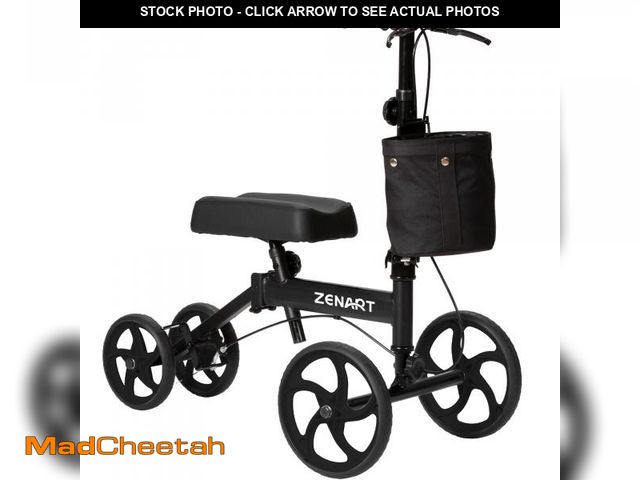 Lot 74-12514001 - ZENART Economy Knee Scooter Foldable Walker for Foot Surgery Adult Crutch Alternative - UNUSED