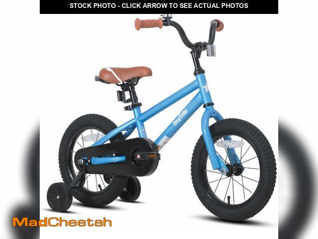 Lot 74-13709903 - JOYSTAR 14 Inch Kids Bike for 3 4 5 Years Boys Girls Gifts Children Bicycle with Training Wheels Coa...