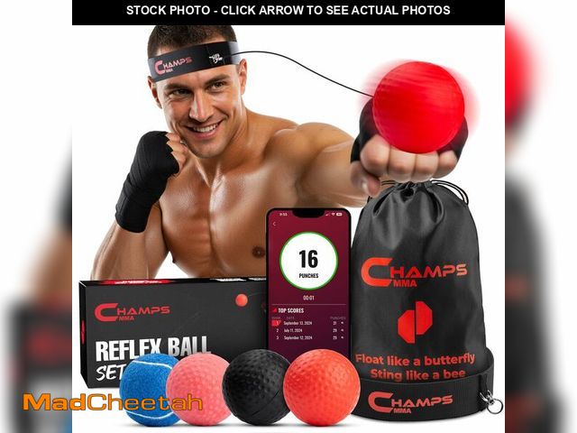 MadCheetah.com - Lot 74-13199278 - Champs MMA Boxing Reflex Ball Set ...