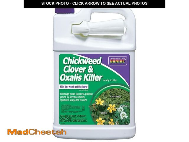 Lot 74-14206923 - Bonide Chickweed, Clover &amp; Oxalis Killer, 128 oz Ready-to-Use Spray, Controls Weeds &amp; Roots ...
