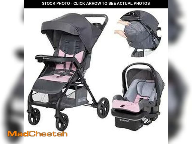 Lot 74-12670911 - Baby Trend PassportÃ Cargo Stroller Travel System with EZ-LiftÃ¢âÂ¢ PLUS Infant Car Seat, Pink Ba...