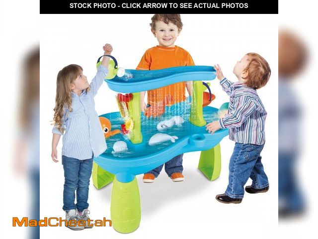 Lot 74-12166572 - Splash Pond Toddler Water Table, Outdoor Kids Water Sensory Table, 8Pcs Water Toy Accessories - UNUS...