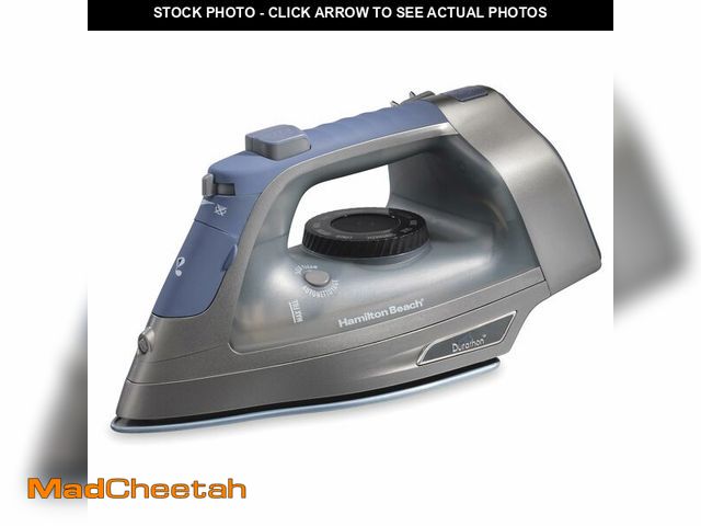 Lot 74-13543719 - Hamilton Beach Steam Iron &amp; Vertical Steamer for Clothes with Scratch-Resistant Durathon Solepla...