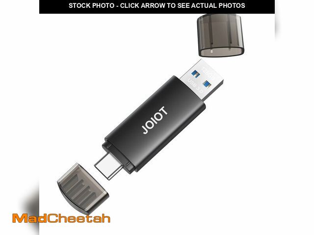 Lot 74-13544548 - JOIOT 128GB USB C Flash Drive Dual USB 3.0 Flash Drive Type C + USB A Portable Type-C Flash Drive 2-...
