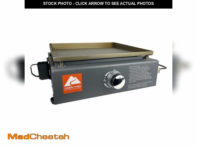 Lot 74-12862583 - Ozark Trail 1 Burner Tabletop Propane Griddle - UNUSED