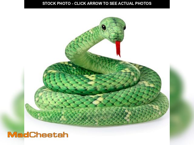 Lot 74-13625984 - HyDren Giant Boa Constrictor Large Stuffed Animal Snake Realistic Giant Plush Stuffed Snake Toy 80 I...