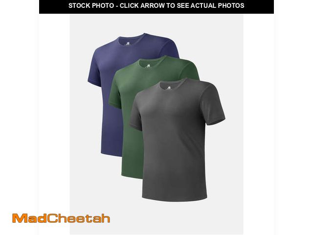 Lot 74-13766026 - DAVID ARCHY Men's Undershirt Bamboo Rayon Moisture-Wicking T-Shirts Stretch Crewneck Tees for Men, 3...