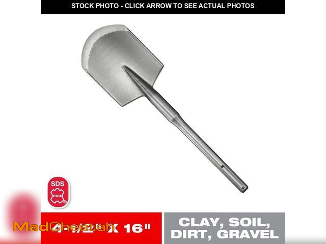 Lot 74-14320592 - DIABLO 4.5 in. x 17 in. Carbide SDS-Max Clay Spade - UNUSED