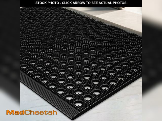 Lot 74-14077631 - Mibao Front Door Mat, Heavy Duty All Weather Dirt Trapping Waterproof Non-Slip Drainage Welcome Entr...