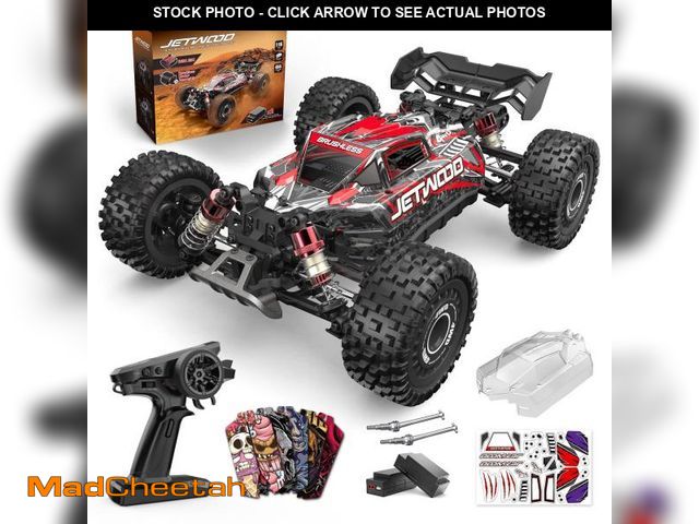 Lot 74-12179981 - Jetwood 1/16 Fast Brushless RC Cars for Adults, Max 42 mph High Speed Remote Control Car for Boys, E...