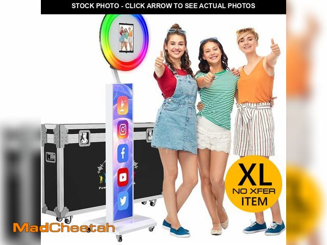 Lot 74-13074864 - JIYANG Portable Photo Booth Compatible with Any Ipad,Photo Booth Stand Shell with ChackTok PhotoBoot...