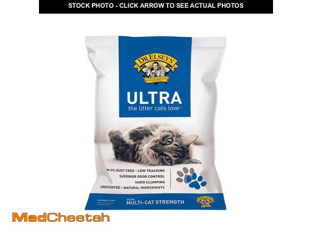 Lot 74-12868293 - Dr. Elsey's Precious Ultra Unscented Clumping Cat Litter 18.16kg - UNUSED