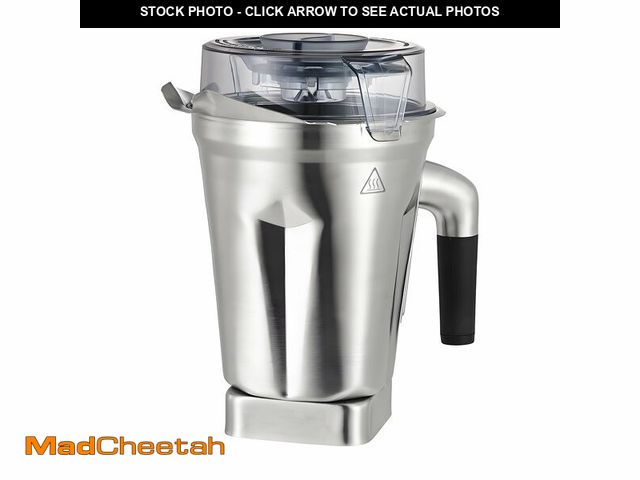 Lot 74-13621435 - 64oz Stainless Steel Container Compatible with Vitamix 5200 750 6300 Vm0103 Vm0197 E310 A2500 Classi...