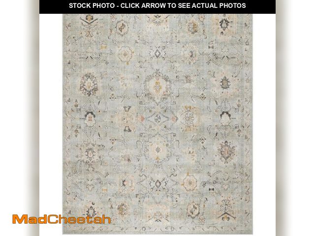 Lot 74-14224895 - Nourison Oushak Home Mint 10 ft. x 14 ft. Floral Traditional Area Rug - UNUSED