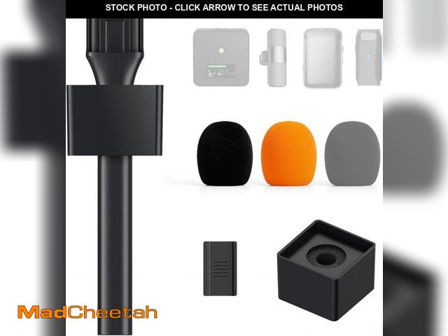 Lot 74-12129171 - TONOR Handheld Adaptor for Interview Mic, Wireless Microphone Handle for Lavalier, Compatible with R...
