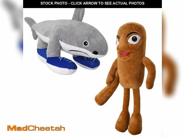 Lot 74-14268603 - Italian Brainrot 2Pcs Tralalero Tralala and Tung Tung Tung Sahur Toy Gift, Cute Stuffed Figure Doll ...