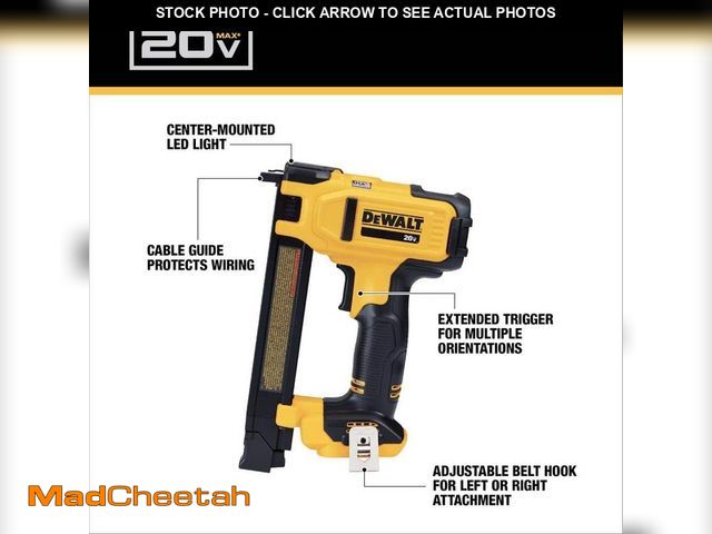 Lot 74-12790094 - DEWALT 20V MAX Lithium-Ion Cordless Cable Stapler (Tool Only) - USED