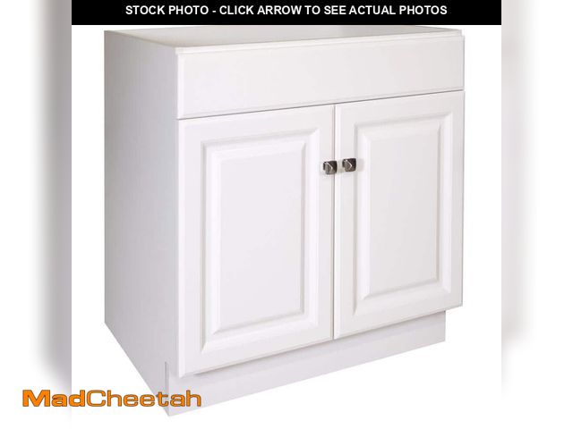 Lot 74-13821363 - Design House Wyndham 30 in. 2-Door Bath Vanity Cabinet Only in White (Ready to Assemble) - UNUSED