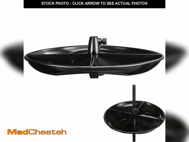 Lot 74-13715081 - Geelin 21'' Plastic Bird Seed Catcher Tray for 1'' Outdoor Pole Feeders, Removable Bird Seed Catcher...