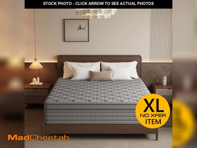 Lot 74-12549084 - Fvbeaya 10 inch Twin Mattress,Gel Memory Foam with Individually Wrapped Pocket Coils, Medium Firm, P...