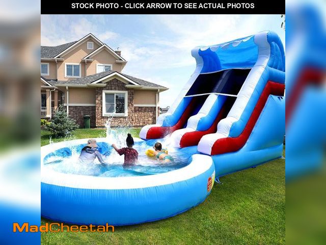 Lot 74-12392325 - 24FT(L) Commercial Water Slide for Adults KidsÃ£â¬ÂGiant Inflatable PoolÃ£â¬â 100% PVC Inflatab...