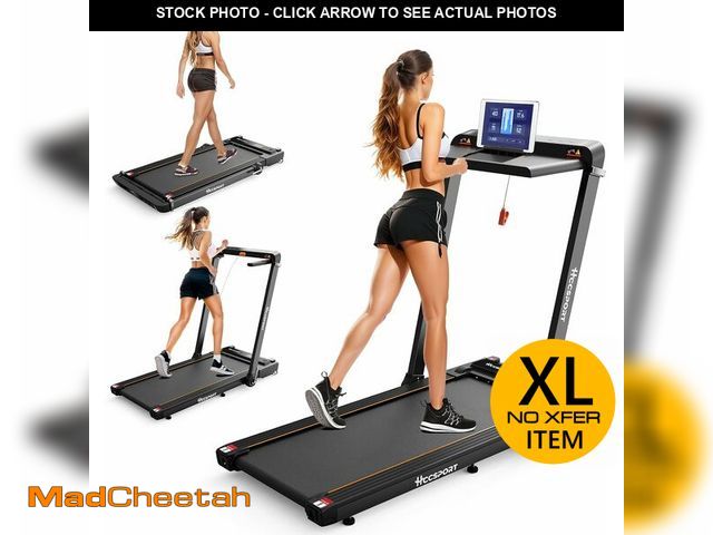 Lot 74-13070943 - Hccsport Treadmill with Incline, 3 in 1 Under Desk Treadmill Walking Pad with Removable Desk Worksta...