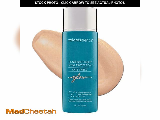 Lot 74-12699533 - Colorescience Sunforgettable Total Protection Face Shield Glow SPF 50, Glow, 1.8 Fl Oz - UNUSED