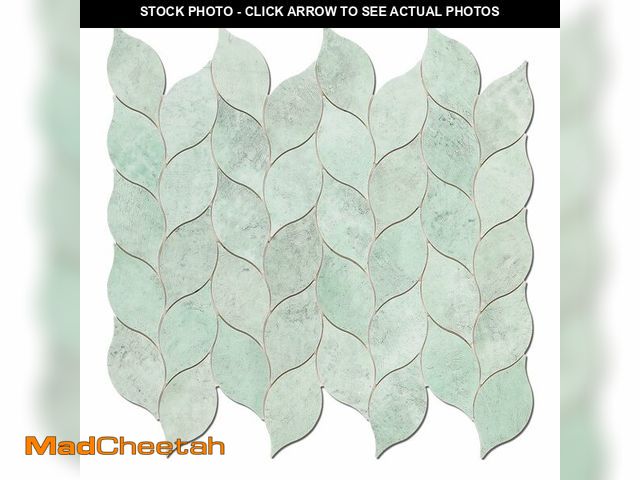 Lot 74-14214305 - Tilingview 10-Sheet Peel and Stick Backsplash Tile for Kitchen, Self-Adhesive Mosaic Glossy Leaf Sti...
