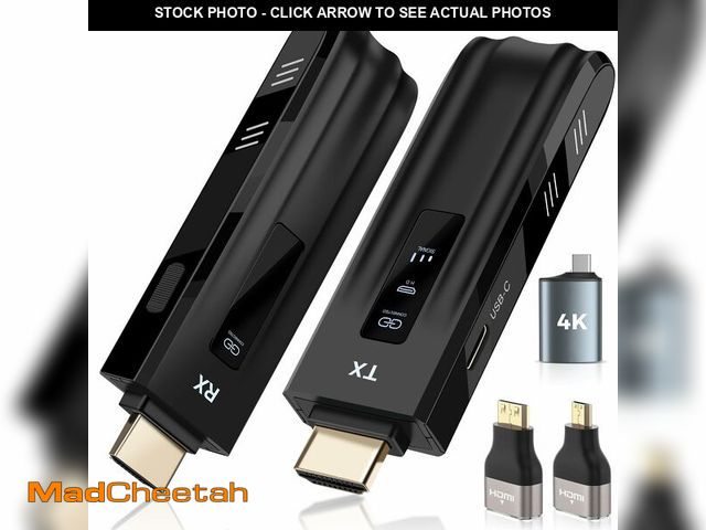 Lot 74-14295054 - Beyn Wireless HD Transmitter and Receiver,2026 Upgraded LED Display,4K Decode &amp; 1080P Output,Plu...