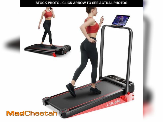 Lot 74-12570063 - RHYTHM FUN Walking Pad Treadmill with Incline, 8% Incline Walking Treadmill, 300 lbs Foldable Treadm...