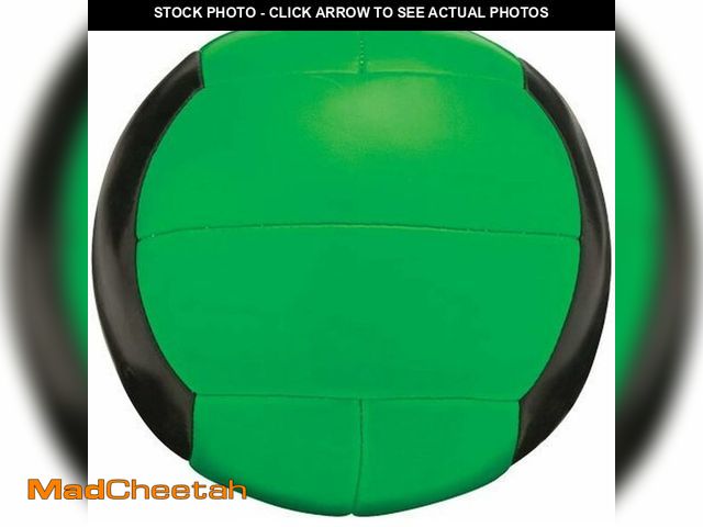 Lot 74-10822918 - Champion Barbell Medicine Ball, 15-16 lb. - Green - UNUSED