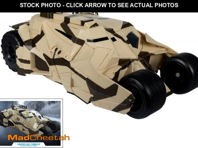 Lot 74-12098351 - McFarlane Toys - DC Multiverse Camouflage Tumbler (The Dark Knight Rises) Gold Label Vehicle - UNUSE...