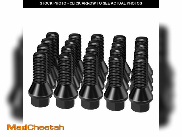 Lot 74-14266565 - Dynofit 14x1.5 Lug Bolts Compatible with Audi A3 A4 A1 A8,27mm Shank Conical Seat Aftermarket Wheel ...