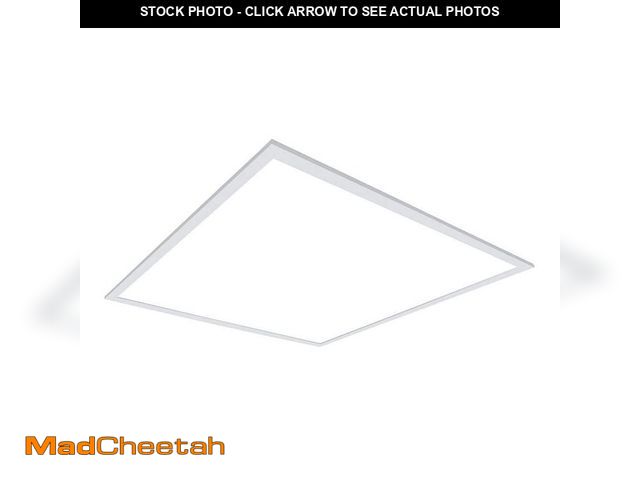 Lot 74-12675542 - Metalux 2 ft. x 2 ft. Selectable Lumens 4100/3600/2600, Integrated LED Panel Light, Selectable CCT 3...