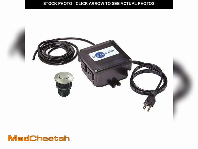 Lot 74-13771553 - InSinkErator Garbage Disposal Air Switch Kit, Dual Outlet Sink Top Switch Button for All INSINKERATO...