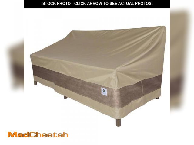 Lot 74-12462856 - Classic Accessories Duckcovers Elegant Waterproof 60 in. W Patio Loveseat Cover - UNUSED