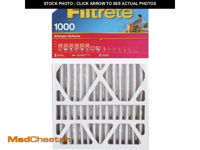 Lot 74-12152604 - (SET OF 3) Filtrete 20x25x4 Allergen Filter Nadp03-4in-4 - All - UNUSED