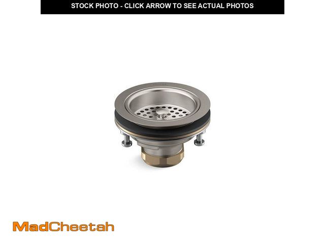 Lot 74-14314722 - KOHLER Duostrainer 4-1/2 in. Sink Strainer in Vibrant Stainless - UNUSED