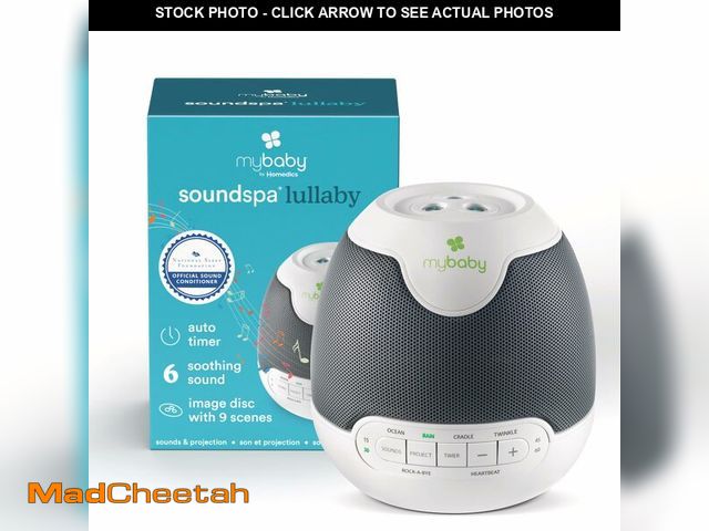 Lot 74-13546344 - MyBaby, SoundSpa Lullaby - Sounds &amp; Projection, Plays 6 Sounds &amp; Lullabies, Image Projector ...