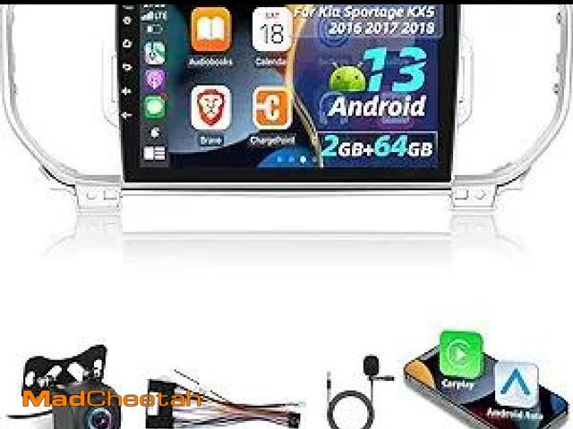Lot 74-11906272 - EKAT [2+64G] Car Radio for Kia Sportage KX5 2016 2017 2018, 9 inch Android 13 Touch Screen Sportage ...