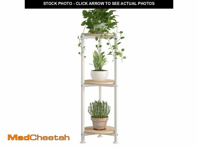 Lot 74-14304234 - YIZAIJIA Plant Stand Indoor Corner Tall 3 Tier Metal Modern Flower Storage Plant Shelf Holder for Li...