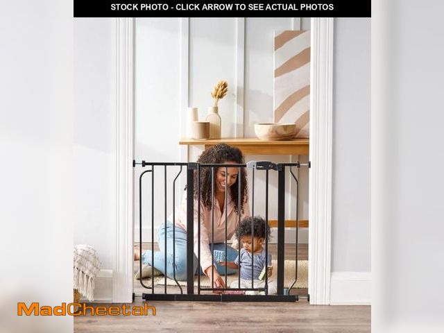 Lot 74-12137964 - Regalo Easy Step 38.5-Inch Wide Walk Thru Baby Gate, Includes 6-Inch Extension Kit, Pressure Mount K...