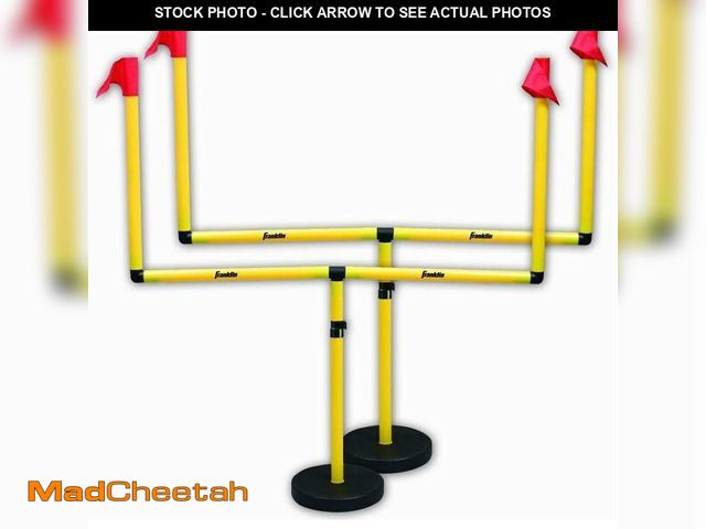 Lot 74-13042089 - Franklin Sports Youth Football 2 Goal Post Set - UNUSED