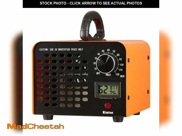 Lot 74-14182625 - SKYSHALO Ozone Machine 3230 sq. ft. HEPA - Type Ozone Generator in Oranges/Peaches Odor Remover High...