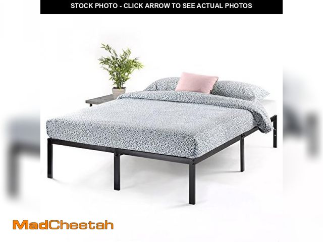 Lot 74-12095960 - Best Price Mattress 14 Inch Metal Platform Beds w/ Heavy Duty Steel Slat Mattress Foundation (No Box...