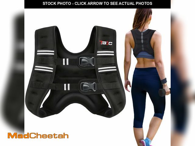 Lot 74-12718809 - Weighted Vest Woman, 12 LB Womens Weight Vest for Walking, Strength Training Weight Vests for Men, R...